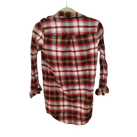 Love Tree - Red Flannel Top Small - Picture 2 of 3